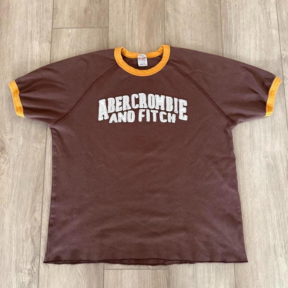 Abercrombie & Fitch brown muscle t-shirt size XL